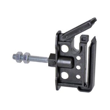 Izolátor k elektrickému ohradníku plochý pro pásku do 40 mm a lanko do 6 mm, metrický závit M6 - 25
