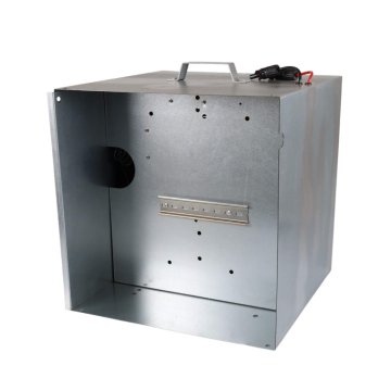 Prenosná schránka na zdroj ohradníka fencee, pre solárne panely 40 a 100 W, regulátor 10 A