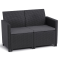 MARIE 2 SEATERS SOFA  - grafit