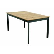 CONCEPT- stôl s teakovou doskou 150 x 90 x 75 cm