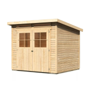 drevený domček KARIBU GLUCKSBURG 4 (57743) natur LG3496