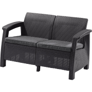 CORFU LOVE SEAT - grafit