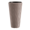 Kvetináč Prosperplast SANDY SLIM mocca 39 cm