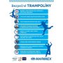 Trampolína Marimex Štandard 244 cm + ochranná sieť + schodíky ZADARMO