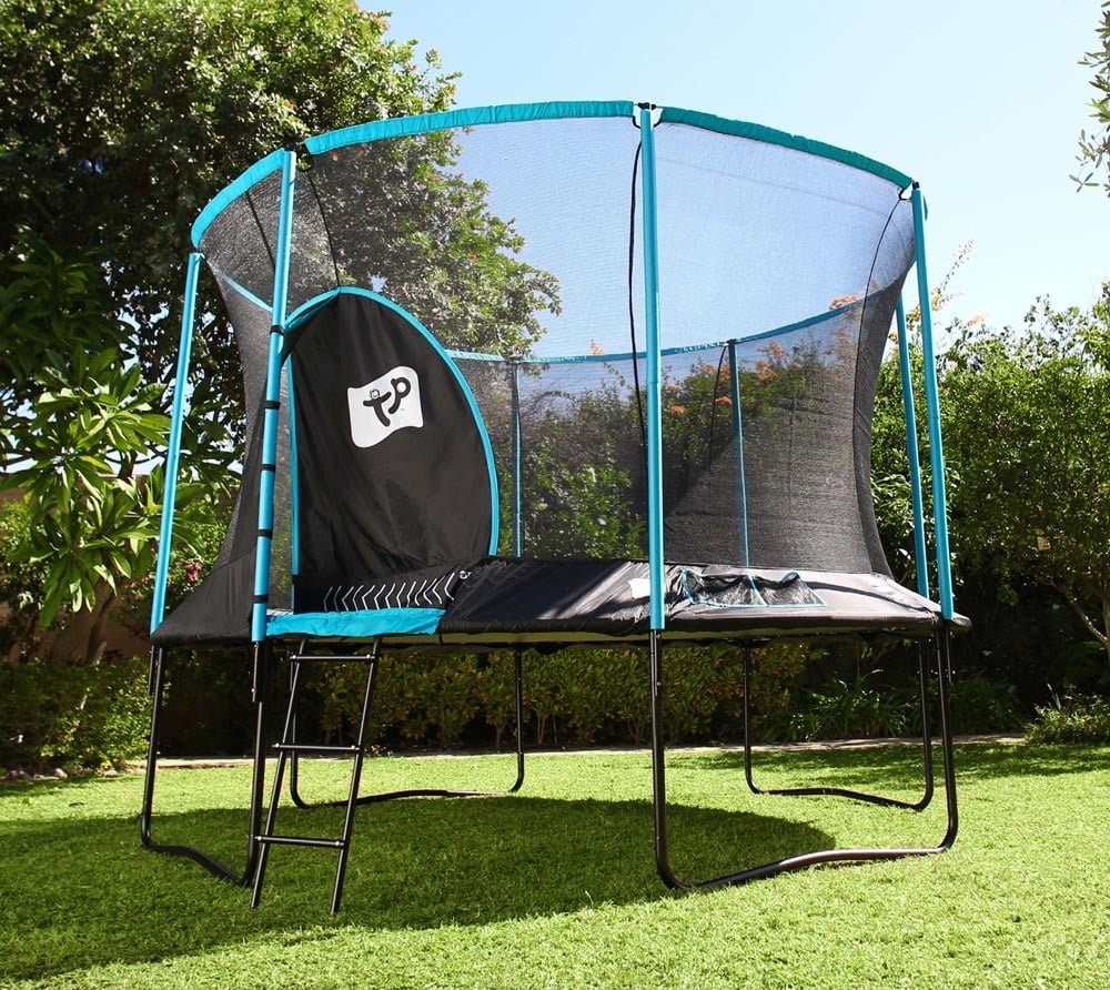 TP Toys TP Genius 14 trampolína 427 x 427 x 269 cm čierno/modrá vrátane ochrannej siete