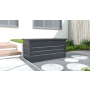 Záhradný box G21 Denver 400 L, antracitový plechový