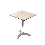 LYON - hliníkový stôl 60x60x73 cm