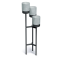 Stojan Prosperplast na květiny Bloomie Stand šedý 42 cm