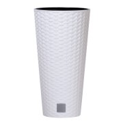 Kvetináč Prosperplast Rato Tubus s vkladem bílý 20 cm