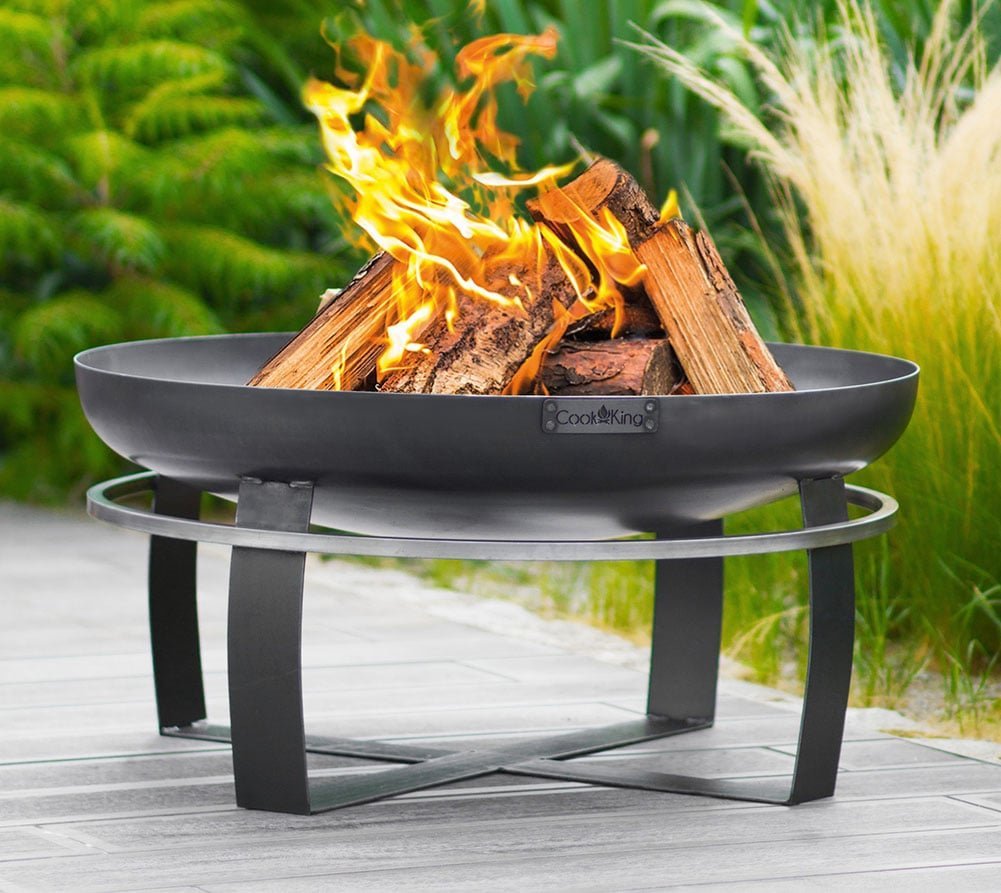 CookKing Viking Ø 60 x 36 cm oceľové ohnisko , čierne