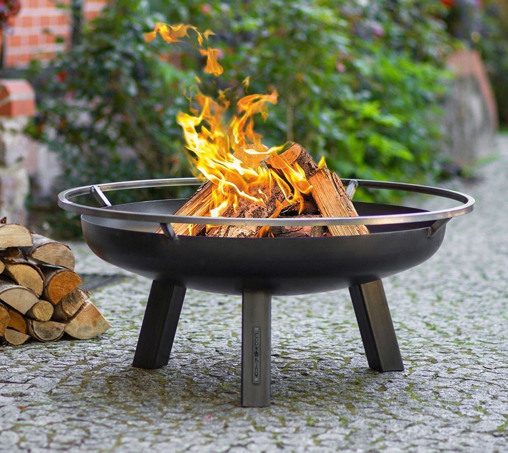CookKing Porto Ø 60 x 39 cm oceľové ohnisko , čierne