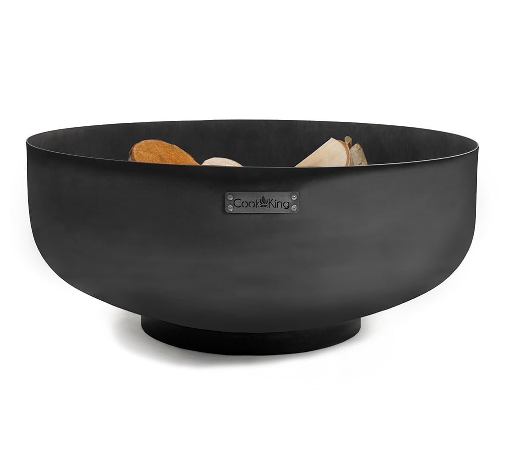 CookKing Palermo Ø 80 x 35 cm oceľové ohnisko , čierne