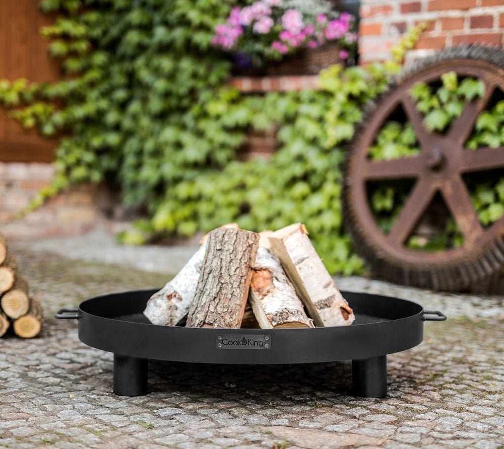 CookKing Tunis Ø 60 x 20 cm oceľové ohnisko , čierne