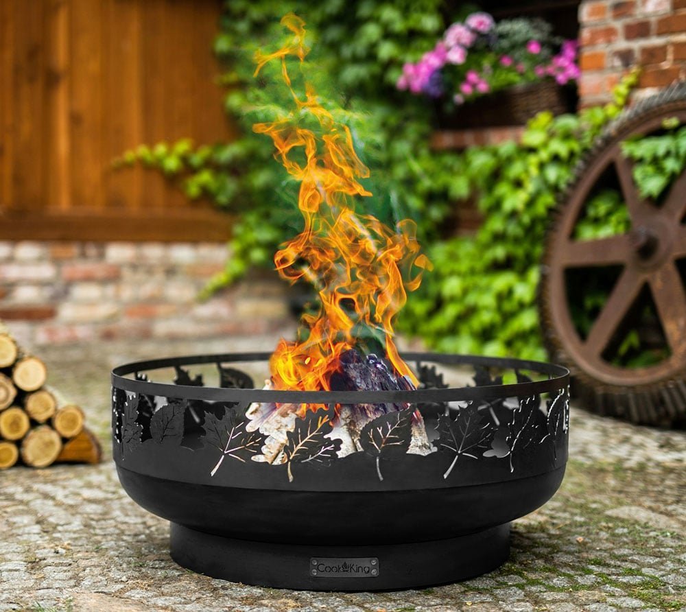 CookKing Toronto Ø 80 x 35 cm oceľové ohnisko , čierne