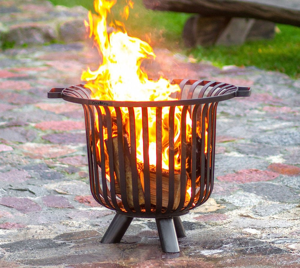 CookKing Verona 60 oceľový ohnisko v tvare koša 60x60x52 cm, čierny