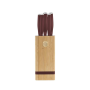 Sada nožov Berlingerhaus se stojanem Bamboo 6 ks Leonardo Collection