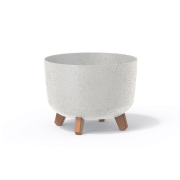 Květináč GRACIA STANDARD ECO WOOD 33,9 cm - barva: bílá ECO