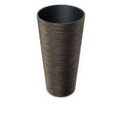 Květináč FURU SLIM ECO WOOD 30 cm - barva: káva ECO