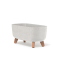 Květináč GRACIA CASE ECO WOOD 39 cm - barva: bílá ECO