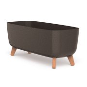 Květináč GRACIA CASE ECO WOOD 58 cm - barva: káva ECO