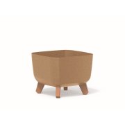 Květináč GRACIA SQUARE ECO WOOD 24 cm - barva: naturo ECO