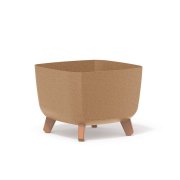 Květináč GRACIA SQUARE ECO WOOD 29 cm - barva: naturo ECO