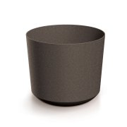 Květináč TUBO ECO WOOD 10,8 cm - barva: káva ECO