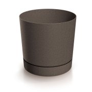 Květináč TUBO P ECO WOOD 29,2 cm - barva: káva ECO