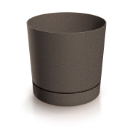 Květináč TUBO P ECO WOOD 39 cm - barva: káva ECO