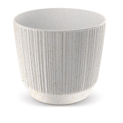 Květináč RYFO ECO WOOD 10,7 cm - barva: bílá ECO