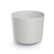 Květináč TUBO ECO WOOD 19,8 cm - barva: bílá ECO