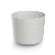 Květináč TUBO ECO WOOD 29,2 cm - barva: bílá ECO