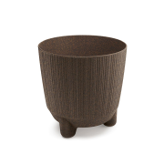Květináč RYFO N ECO WOOD 16,8 cm - barva: káva ECO