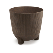 Květináč RYFO N ECO WOOD 19,5 cm - barva: káva ECO