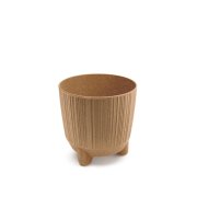 Květináč RYFO N ECO WOOD 12,6 cm - barva: naturo ECO