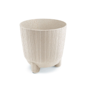 Květináč RYFO N ECO WOOD 16,8 cm - barva: bílá ECO