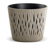 Květináč SANDY ROUND ECO WOOD 26, 2 cm - barva: naturo ECO