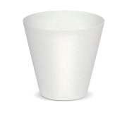Květináč TUBUS ECO WOOD 25 cm - barva:  bílá ECO