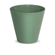 Květináč TUBUS ECO WOOD 20 cm - barva: zelená ECO