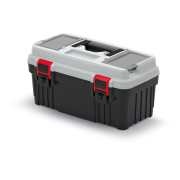 Kufr na nářadí OPTIMA 470x256x238 mm - barva: šedá