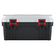 Kufr na nářadí OPTIMA 470x256x238 mm - barva: šedá