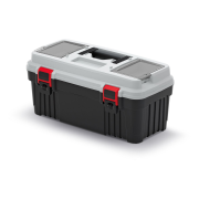 Kufr na nářadí OPTIMA 540x278x269 mm - barva: šedá