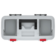 Kufr na nářadí OPTIMA 540x278x269 mm - barva: šedá