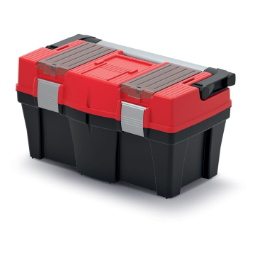 Plastový kufr na nářadí APTOP PLUS 458x257x245 mm - barva: červená
