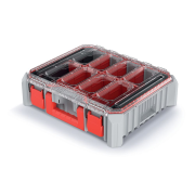 Limited Edition - organizér C BLOCK BRIDGE s přepážkami 44,5x36,8x12,2 cm  - barva: šedá