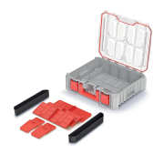 Limited Edition - organizér C BLOCK BRIDGE s přepážkami 44,5x36,8x12,2 cm  - barva: šedá