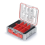 Limited Edition - organizér C BLOCK BRIDGE s přepážkami 44,5x36,8x12,2 cm  - barva: šedá