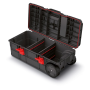 Kufr na nářadí s transp. kolečky X BLOCK PRO 795x380x307 mm - barva: černá