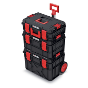 Set kufrů na nářadí a organizéru X BLOCK PRO 546x380x870 mm - barva: černá
