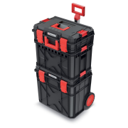 Set kufrů na nářadí a organizéru X BLOCK PRO 546x380x970 mm - barva: černá